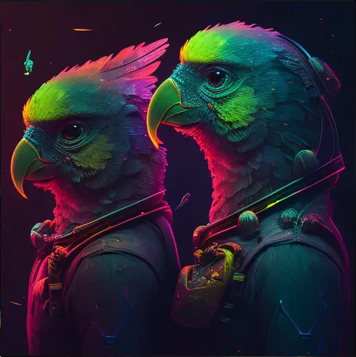 perroquet extraterrestre