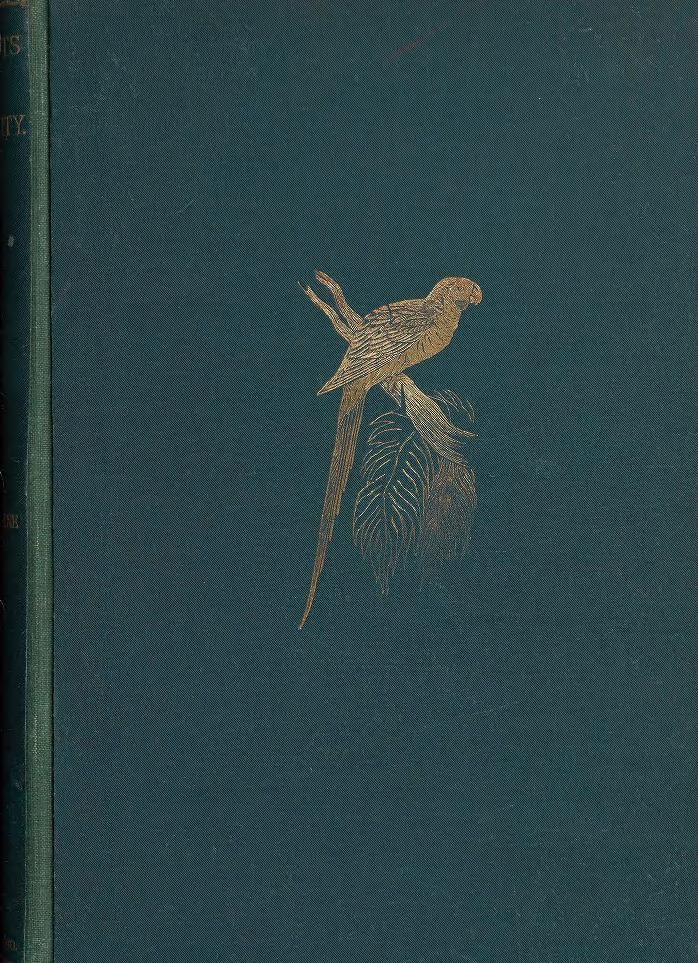 Scan de la couverture du livre Perroquets en captivité (1887)